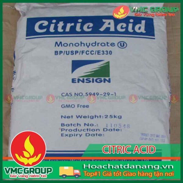 citric acid-bao 25kg- trung quoc