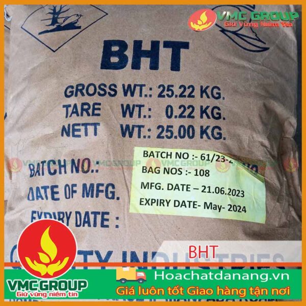 BHT Butylated Hydroxy Toluene-INDIA-25KG